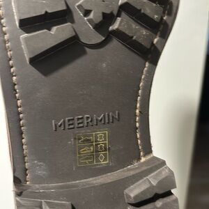 Meermin: Men’s Waxy Commander Chelsea boots (Rust) US Size 10 Mens